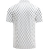 image:imageCOOFANDY Mens Golf Polo Shirts Short Sleeve Quick Dry Performance Moisture Wicking Golf Shirts Casual Print Collared ShirtWhite Letter V