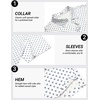 image:imageCOOFANDY Mens Golf Polo Shirts Short Sleeve Quick Dry Performance Moisture Wicking Golf Shirts Casual Print Collared ShirtWhite Letter V