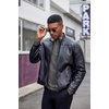 image:imageCOOFANDY Mens Henley Shirt Long Sleeve Casual Stretch Solid TShirts Fashion Pullover Lightweight Fall TopsLight Grey