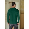 image:imageCOOFANDY Mens Henley TShirts Long Sleeve Pullover Shirt Casual Heavyweight Button Shirts Basic TeesDark Green