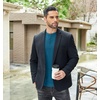 image:imageCOOFANDY Mens Henley TShirts Long Sleeve Pullover Shirt Casual Heavyweight Button Shirts Basic TeesDenim Blue