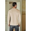 image:imageCOOFANDY Mens Henley TShirts Long Sleeve Pullover Shirt Casual Heavyweight Button Shirts Basic TeesKhaki