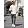 image:imageCOOFANDY Mens Henley TShirts Long Sleeve Pullover Shirt Casual Heavyweight Button Shirts Basic TeesWhite