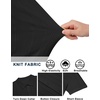 image:imageCOOFANDY Mens Knit Button Down Shirts Short Sleeve Polo Shirt Casual Vacation Summer Beach ShirtsBlack