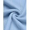 image:imageCOOFANDY Mens Knit Button Down Shirts Short Sleeve Polo Shirt Casual Vacation Summer Beach ShirtsBlue