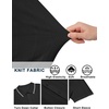 image:imageCOOFANDY Mens Knit Button Down Shirts Short Sleeve Polo Shirt Casual Vacation Summer Beach ShirtsClassic Blackwhite