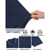 image:imageCOOFANDY Mens Knit Button Down Shirts Short Sleeve Polo Shirt Casual Vacation Summer Beach ShirtsClassic Navywhite