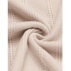 image:imageCOOFANDY Mens Knit Button Down Shirts Short Sleeve Polo Shirt Casual Vacation Summer Beach ShirtsCream