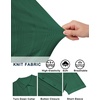 image:imageCOOFANDY Mens Knit Button Down Shirts Short Sleeve Polo Shirt Casual Vacation Summer Beach ShirtsGreen