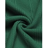image:imageCOOFANDY Mens Knit Button Down Shirts Short Sleeve Polo Shirt Casual Vacation Summer Beach ShirtsGreen