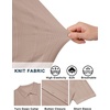 image:imageCOOFANDY Mens Knit Button Down Shirts Short Sleeve Polo Shirt Casual Vacation Summer Beach ShirtsKhaki