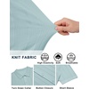 image:imageCOOFANDY Mens Knit Button Down Shirts Short Sleeve Polo Shirt Casual Vacation Summer Beach ShirtsSage Green