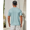 image:imageCOOFANDY Mens Knit Button Down Shirts Short Sleeve Polo Shirt Casual Vacation Summer Beach ShirtsSage Green