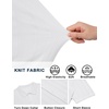 image:imageCOOFANDY Mens Knit Button Down Shirts Short Sleeve Polo Shirt Casual Vacation Summer Beach ShirtsWhite