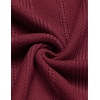 image:imageCOOFANDY Mens Knit Button Down Shirts Short Sleeve Polo Shirt Casual Vacation Summer Beach ShirtsWine Red