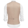 image:imageCOOFANDY Mens Linen Vest Casual Linen Slim Fit Suit Vests Dress Waistcoat Wedding Business PromKhaki