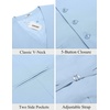 image:imageCOOFANDY Mens Linen Vest Casual Linen Slim Fit Suit Vests Dress Waistcoat Wedding Business PromLight Blue