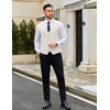 image:imageCOOFANDY Mens Linen Vest Casual Linen Slim Fit Suit Vests Dress Waistcoat Wedding Business PromLight Khaki