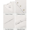 image:imageCOOFANDY Mens Linen Vest Casual Linen Slim Fit Suit Vests Dress Waistcoat Wedding Business PromWhite