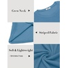 image:imageCOOFANDY Mens Long Sleeve Shirts Thermal TShirt Slim Fit Crewneck Sweater Knitted Pullover ShirtDark Blue