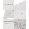 image:imageCOOFANDY Mens Long Sleeve Shirts Thermal TShirt Slim Fit Crewneck Sweater Knitted Pullover ShirtWhite