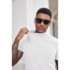 image:imageCOOFANDY Mens Mock Turtleneck Shirts Casual Premium Cotton Short Sleeve Shirt Basic Half Neck TShirtsAll White