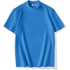 image:imageCOOFANDY Mens Mock Turtleneck Shirts Casual Premium Cotton Short Sleeve Shirt Basic Half Neck TShirtsBlue