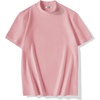 image:imageCOOFANDY Mens Mock Turtleneck Shirts Casual Premium Cotton Short Sleeve Shirt Basic Half Neck TShirtsPink