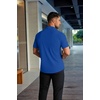 image:imageCOOFANDY Mens Muscle Fit Dress Shirts Stretch WrinkleFree Short Sleeve Casual Button Down ShirtsRoyal Blue