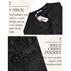 image:imageCOOFANDY Mens Paisley Vests Victorian Steampunk Gothic Suit Vest Slim Fit VNeck Tuxedo WaistcoatBlack Filigree