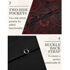 image:imageCOOFANDY Mens Paisley Vests Victorian Steampunk Gothic Suit Vest Slim Fit VNeck Tuxedo WaistcoatWine Red