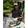 image:imageCOOFANDY Mens Polo Shirts 100 Cotton Heavyweight Short Sleeve Button Golf Shirts Classic Pullover Ribbed Collar and CuffsBlack