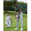 image:imageCOOFANDY Mens Polo Shirts 100 Cotton Heavyweight Short Sleeve Button Golf Shirts Classic Pullover Ribbed Collar and CuffsGreen