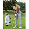 image:imageCOOFANDY Mens Polo Shirts 100 Cotton Heavyweight Short Sleeve Button Golf Shirts Classic Pullover Ribbed Collar and CuffsKhaki