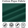 image:imageCOOFANDY Mens Polo Shirts Classic Short Sleeve Polo T Shirts Cotton Pique Casual Summer Fashion Golf ShirtDark Green