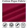image:imageCOOFANDY Mens Polo Shirts Classic Short Sleeve Polo T Shirts Cotton Pique Casual Summer Fashion Golf ShirtDark Red