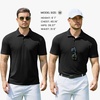 image:imageCOOFANDY Mens Polo Shirts Short Sleeve Pique Jersey Golf Shirt Casual Summer Collared TShirtsAblack