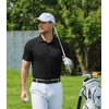 image:imageCOOFANDY Mens Polo Shirts Short Sleeve Pique Jersey Golf Shirt Casual Summer Collared TShirtsAblack