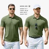 image:imageCOOFANDY Mens Polo Shirts Short Sleeve Pique Jersey Golf Shirt Casual Summer Collared TShirtsArmy Green