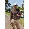 image:imageCOOFANDY Mens Polo Shirts Short Sleeve Pique Jersey Golf Shirt Casual Summer Collared TShirtsBrown