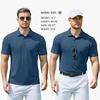 image:imageCOOFANDY Mens Polo Shirts Short Sleeve Pique Jersey Golf Shirt Casual Summer Collared TShirtsDeep Blue