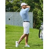 image:imageCOOFANDY Mens Polo Shirts Short Sleeve Pique Jersey Golf Shirt Casual Summer Collared TShirtsLight Blue