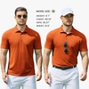 image:imageCOOFANDY Mens Polo Shirts Short Sleeve Pique Jersey Golf Shirt Casual Summer Collared TShirtsOrange