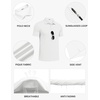 image:imageCOOFANDY Mens Polo Shirts Short Sleeve Pique Jersey Golf Shirt Casual Summer Collared TShirtsWhite
