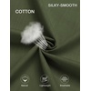 image:imageCOOFANDY Mens Short Sleeve Button Down Shirt Casual Cotton Shirts Beach Summer Linen Shirts with PocketArmy Green