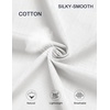 image:imageCOOFANDY Mens Short Sleeve Button Down Shirt Casual Cotton Shirts Beach Summer Linen Shirts with PocketAwhite