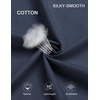 image:imageCOOFANDY Mens Short Sleeve Button Down Shirt Casual Cotton Shirts Beach Summer Linen Shirts with PocketNavy Blue