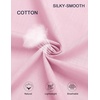 image:imageCOOFANDY Mens Short Sleeve Button Down Shirt Casual Cotton Shirts Beach Summer Linen Shirts with PocketPink