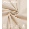 image:imageCOOFANDY Mens Short Sleeve Button Down Shirts Casual Cotton Beach Summer Linen Textured ShirtsKhaki