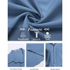 image:imageCOOFANDY Mens Short Sleeve Button Down Shirts Casual Summer Shirt Untucked Dress ShirtsCaptain Blue